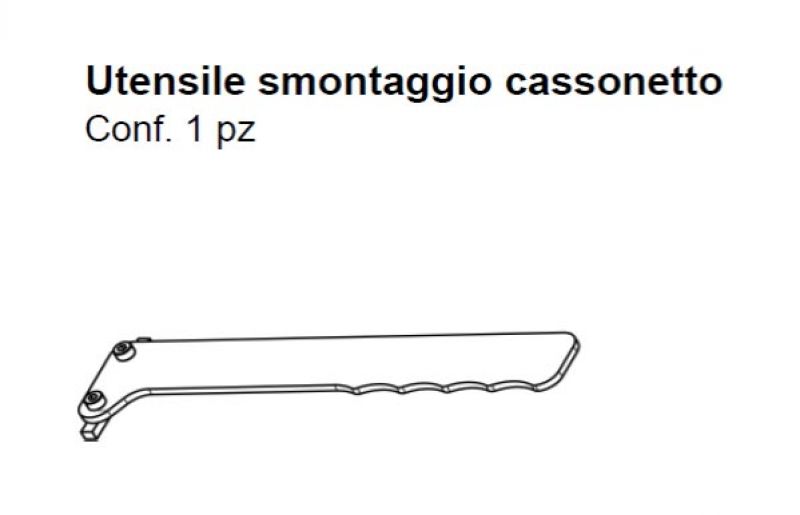 Utensile smontaggio cassonetto gagliardi windows